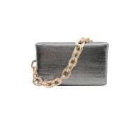 CORIOS Bolsa de Noche para Mujer Pequeña Bolso de Fiesta Clutch con Lentejuelas Bolsa de Cadena Bolso de Boda Lujoso Bolso de Hombro Elegante Fiesta de Graduación Banquete Bolsos Bandolera Gris Plata