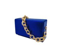 CORIOS Bolsa de Noche para Mujer Pequeña Bolso de Fiesta Clutch con Lentejuelas Bolsa de Cadena Bolso de Boda Lujoso Bolso de Hombro Elegante Fiesta de Graduación Banquete Bolsos Bandolera Azul Oscuro