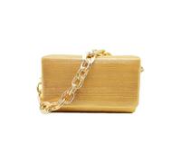 CORIOS Bolsa de Noche para Mujer Pequeña Bolso de Fiesta Clutch con Lentejuelas Bolsa de Cadena Bolso de Boda Lujoso Bolso de Hombro Elegante Fiesta de Graduación Banquete Bolsos Bandolera Amarillo