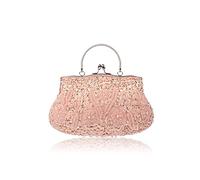 CORIOS Bolsa de Noche para Mujer Vintage Floral con Cuentas Clutch Embrague de Lentejuelas Bolsos de Fiesta Bolso de Boda Elegante Bolso de Hombro para Lujoso Fiesta de Graduación Banquete Champán
