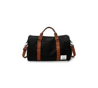 CORIOS Bolsa de Viaje Bolsa de Fitness de Gran Bolsa de Mano Equipaje Bolsa de Gimnasio con Compartimento Zapatos Bolsa de Natación para Playa Bolsa Fin de Semana para Hombres y Mujeres Negro