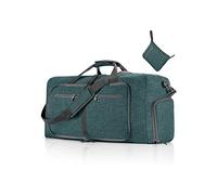 CORIOS Bolsa de Viaje Mujeres/Hombres 115L Plegable Bolsa de Fitness Ligera Bolsa Deportivas de Gimnasio Bolsa de Natación con Compartimento Zapatos Gran Capacidad Bolsa de Mano Equipaje Verde