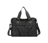CORIOS Bolsa de Viaje para Mujeres Bolsa de Fitness de Gran Capacidad Bolsa de Mano Equipaje Nylon Bolsa de Gimnasio Bolsa Fin de Semana Bolsa de Natación Bolso de Hombro Bolso Bandolera Negro