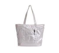 CORIOS Bolso Acolchada para Mujer Cuero PU Bolso de Mano Gran Capacidad Bolso Shopper Ligero Bolso de Hombro Moda Tote para Viajes Compras Trabajo Beige