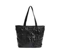 CORIOS Bolso Acolchada para Mujer Cuero PU Bolso de Mano Gran Capacidad Bolso Shopper Ligero Bolso de Hombro Moda Tote para Viajes Compras Trabajo Negro