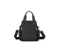 CORIOS Bolso Bandolera Bolsas de Nylon para Mujer Impermeable Bolso de Hombro Bolsa de Ocio Ligero Bolso de Mano Multifunción Bolsos Cruzados Bolso Tote para Viajes Trabajo Citas Compras Negro