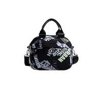 CORIOS Bolso Bandolera de Lona Bolso de Hombro para Mujer Casual Bolso de Mano Bolsa de Ociopara Capacidad Media Bolsa Shopper Multifuncional Bolso Tote para Viajes Trabajo Citas Compras Negro