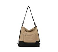 CORIOS Bolso Bandolera para Mujer Bolso de Mano de Lona Casual Bolso Mochilas Morral Backpack Gran Capacidad Mochila Bolso de Hombro Multifuncional Bolso Tote para Trabajo Citas Viajes Compras Caqui