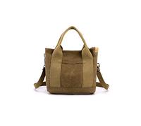 CORIOS Bolso Bandolera para Mujer Bolso de Mano de Lona Pequeña Capacidad Bolsa Shopper Bolsa de Ociopara Casual Bolso Tote Multifuncional Bolso de Hombro para Citas Trabajo Viajes Compras Café
