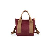 CORIOS Bolso Bandolera para Mujer Bolso de Mano de Lona Pequeña Capacidad Bolsa Shopper Bolsa de Ociopara Casual Bolso Tote Multifuncional Bolso de Hombro para Citas Trabajo Viajes Compras Morado