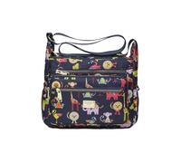 CORIOS Bolso de Bandolera Mujer de Nailon Bolso de Hombro con Estampado Bohemio Ligero Bolso de Mano Estilo Boho Bolso Cruzado Retro Tote para Vacaciones Citas Viajes Animales de Dibujos Animados