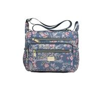 CORIOS Bolso de Bandolera para Mujer de Nailon Bolso de Hombro con Estampado Bohemio Ligero Bolso de Mano Estilo Boho Bolso Cruzado Retro Tote para Vacaciones Citas Viajes Compras Fénix Azul