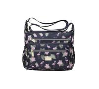 CORIOS Bolso de Bandolera para Mujer de Nailon Bolso de Hombro con Estampado Bohemio Ligero Bolso de Mano Estilo Boho Bolso Cruzado Retro Tote para Vacaciones Citas Viajes Compras Flamenco