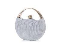 CORIOS Bolso de Fiesta para Mujer Bolsa de Noche Bolsa de Cadena Brillante Bling Bolso de Mano Bolso Bandolera Elegante Bolso de Hombro para Fiesta de Graduación Boda Banquete Plata