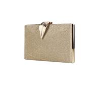 CORIOS Bolso de Fiesta para Mujer Bolsa de Noche Bolso de Mano Bolsa de Cadena Elegante Bolso de Hombro Bolso Bandolera para Fiesta de Graduación Banquete Boda Oro