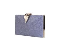 CORIOS Bolso de Fiesta para Mujer Bolsa de Noche Bolso de Mano Bolsa de Cadena Elegante Bolso de Hombro Bolso Bandolera para Fiesta de Graduación Banquete Boda Azul