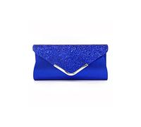 CORIOS Bolso de Fiesta para Mujer Brillante Bolso de Fiesta Bolso de Mano con Cadena Bolso de Hombro de Lentejuelas Bolsa de Cadena Elegante Bolso Bandolera para Fiesta de Graduación Boda Azul