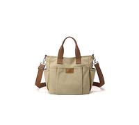CORIOS Bolso de Hombro de Lona Bolso de Mano para Mujer Gran Capacidad Bolsa Shopper Bolsa de Ociopara Multifuncional Bolso Tote Casual Compras Trabajo Citas Viajes Bolso Bandolera Caqui