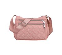 CORIOS Bolso de Hombro de Nailon para Mujer Ultraligero Bolso de Bandolera Bolso de Mano con Correa Ajustable Bolso Cruzado con Múltiples Bolsillos Tote de Acolchado para Viajes Compras Trabajo Rosa