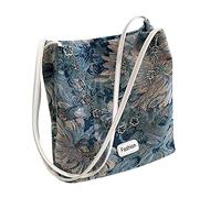 CORIOS Bolso de Hombro para Mujer Bolsa de Cubo Poliéster Bolso de Mano Bolsa de Ociopara Multifuncional Bolso Tote Bolsa Shopper para Trabajo Compras Citas Viajes Multicolor