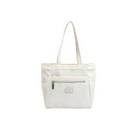 CORIOS Bolso de Hombro para Mujer Bolsas de Nylon Impermeable Bolso de Mano Bolsa de Ocio Bolso Shopper Multifuncional Bolso Tote para Viajes Compras Citas Trabajo Beige