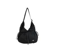 CORIOS Bolso de Hombro para Mujer Bolsas de Nylon Impermeable Bolso de Mano Bolsa de Ocio Ligero Bolso Bandolera Multifunción Bolsos Cruzados Bolso Tote para Compras Viajes Trabajo Citas Negro