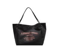 CORIOS Bolso de Hombro para Mujer Bolso de Mano de Lona Gran Capacidad Bolsa Shopper Bolsa de Ocio Multifuncional Bolso Tote para Compras Viajes Trabajo Citas Negro Teal