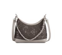 CORIOS Bolso de Hombro para Mujer en PU Cuero Bolso a Mano con Motivo de Rombos Bolso de Bandolera Cruzado Tote de Capacidad Media para Uso Cotidiano Compras Viajes y Trabajo Gris