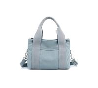 CORIOS Bolso de Hombro y Mano de Lona para Mujer - Media Capacidad, Multifuncional para Trabajo, Compras, Citas y Viajes - Tote Shopper Moda Bandolera Azul