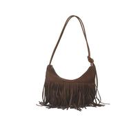 CORIOS Bolso de Mano con Borlas para Mujer Retro Flecos Bolso de Hombro Bolso de Bandolera de Ante Western Flecos Monedero Retro Elegante Bolso Cruzado Hobo Tote para Viajes Compras Trabajo Café