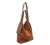 CORIOS Bolso de Mano de Ante para Mujer Otoño Invierno Bolso de Hombro Gran Bolsa Shopper Suave Bolso Tote Retro Bolso Bandolera Elegante Bolsa de Mensajero para Trabajo Viajes Compras Marrón L