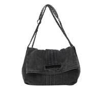 CORIOS Bolso de Mano de Tejano Jean Bolsos Vaqueros para Mujer Bolso de Hombro Bandolera de Mezclilla Gran Capacidad Bolsa Shopper Retro Tote para Compras Citas Viajes Trabajo Negro