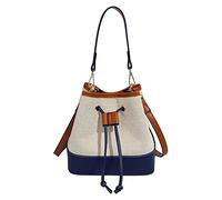 CORIOS Bolso de Mano para Mujer Bolsa de Cubo Bolsos de Hombro PU Cuero Bolso Bandolera Bolsos Cruzados Lona Bolso Shopper Bolsa de Ocio para Compras Viajes Citas Trabajo