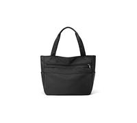 CORIOS Bolso de Mano para Mujer Bolsas de Nylon Impermeable Bolso de Hombro Bolsa de Ocio Bolso Shopper Multifuncional Bolso Tote para Viajes Compras Citas Trabajo Negro