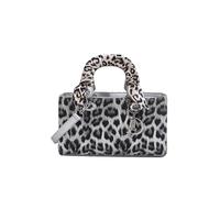 CORIOS Bolso de Mano para Mujer Bolso de Hombro con Estampado de Leopardo Cuero PU Impermeable Bolso Bandolera Moda Bolso Cruzados Bolsa Shopper Elegante Trabajo Viajes Compras Bolso Tote Gris M