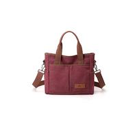 CORIOS Bolso de Mano para Mujer Bolso de Hombro Lona Bolso de Ocio Media Capacidad Bolso Shopper Multifuncional Bolso Bandolera Moda Bolso Tote para Viajes Compras Trabajo Citas Morado