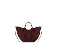 CORIOS Bolso de Mano para Mujer PU Cuero Bolsa de Cubo Elegante Bolsos de Hombro Gran Capacidad Bolsa Shopper Moda Tote 2pcs para Trabajo Viajes Compras Cereza Negra S