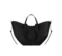 CORIOS Bolso de Mano para Mujer PU Cuero Bolsa de Cubo Elegante Bolsos de Hombro Gran Capacidad Bolsa Shopper Moda Tote 2pcs para Trabajo Viajes Compras Negro L