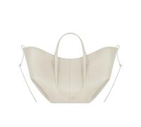 CORIOS Bolso de Mano para Mujer PU Cuero Bolsa de Cubo Elegante Bolsos de Hombro Gran Capacidad Bolsa Shopper Moda Tote 2pcs para Trabajo Viajes Compras Blanco L