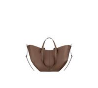 CORIOS Bolso de Mano para Mujer PU Cuero Bolsa de Cubo Elegante Bolsos de Hombro Gran Capacidad Bolsa Shopper Moda Tote 2pcs para Trabajo Viajes Compras Castaño S