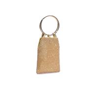 CORIOS Bolso de Noche para Mujer con Diamantes de Imitación - Clutch de Fiesta Pequeña de Cristal para Boda Lujoso y Elegante Bandolera de Hombro Oro