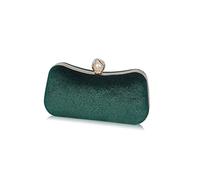 CORIOS Bolso Fiesta para Mujer Brillante Bolso de Noche Bolsa de Cadena Boda Cartera de Mano Bolso de Hombro Elegante Bolso Bandolera para Fiesta de Graduación Banquete Boda Verde