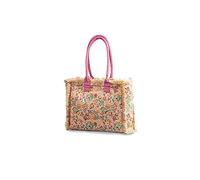 CORIOS Bolso Tote de Lona para Mujer Bolso de Mano para Estilo Boho Estilo Étnico Bolso Playa Bolso de Hombro con Borlas Gran Capacidad Bolsa de Ocio para Vacaciones Citas Viajes Compras Multicolor A