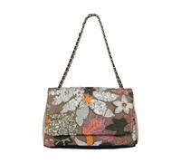 CORIOS Bolsos de Bandolera en Lino y Algodón Mujer Bolso de Hombro con Bordados de Lentejuelas Bolso de Mano para Estilo Boho Bolso Playa Étnico Bolso Cruzados Vacaciones Viajes Compras Tote Verde