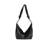 CORIOS Bolsos de Hombro para Mujer PU Cuero Bolso de Mano Impermeable Bolso Bandolera Gran Capacidad Bolsa Shopper Retro Bolso Tote Ligero Bolso Cruzados para Trabajo Compras Viajes Negro