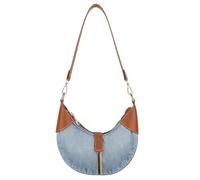 CORIOS Bolsos Vaqueros para Mujer Bolso de Hombro de Tejano Jean Bolso de Mano de Mezclilla Bolsa de Ocio Moda Bolsa Shopper Elegante Retro Bolsa para Las Axilas para Trabajo Compras Viajes Azul