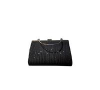 CORIOS Clutch de Lentejuelas para Mujer Bolso de Fiesta Brillante Bolsa de Noche Lujoso Bolso de Hombro Bolso de Boda Elegante Bolsos Bandolera para Fiesta Graduación Banquete Boda Negro