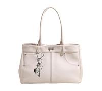 CORIOS Cuero PU Bolso de Mano para Mujer Impermeable Bolso de Hombro Gran Capacidad Bolsa Shopper Moda Bolsa para Las Axilas Elegante Bolso Tote para Trabajo Compras Viajes Blanco