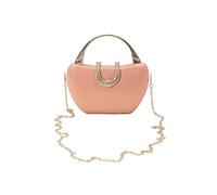 CORIOS Diamantes de Imitación Clutch para Mujer Bolsa de Noche de Lentejuelas Bolso de Boda Bolso de Fiesta Elegante Bolso de Hombro Bolsa de Cadena para Banquete Fiesta de Graduación Rosa
