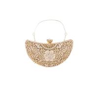 CORIOS Diamantes de Imitación Clutch para Mujer Bolsa de Noche de Lentejuelas Bolso de Boda Bolso de Fiesta Pequeña Bolsos Bandolera con Cadena Elegante Banquete Fiesta Bolso de Hombro Oro